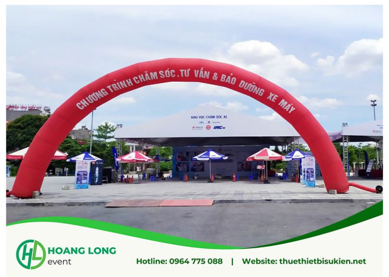 cho thuê cổng chào